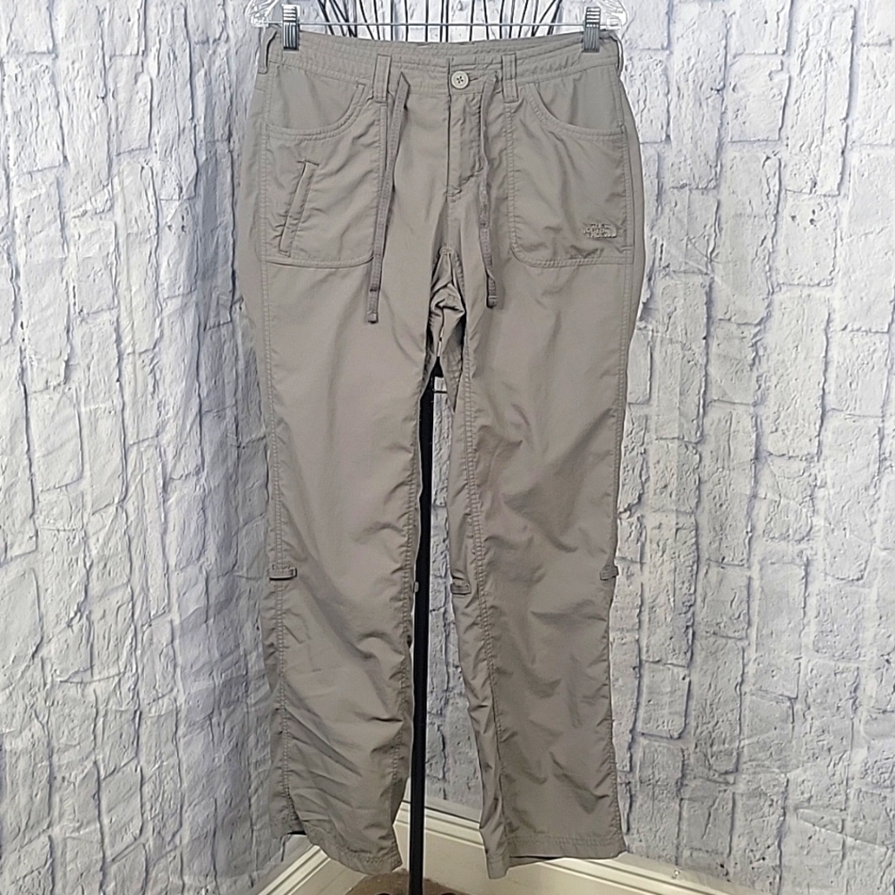 THE NORTH FACE Women's Gray Nylon Adjustable Pants size‎ 6